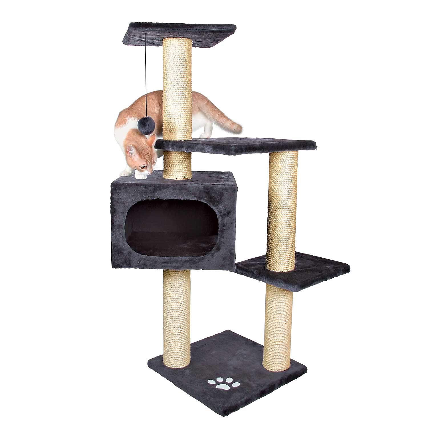TRIXIE Cat Tree with Condo Scratching Post Cat Playground The Cat