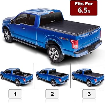 Muco Mctc022 Roll Up Tonneau Cover Truck Bed 6 5 78 8 78 9 Fits 2015 2020 Ford F 150 Tonneau Covers Amazon Canada