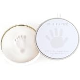 Reece Studio My Little Print Baby Handprint or Footprint Clay Keepsake Tin | Baby-Safe Non-Toxic Clay, No-Mix or Bake DIY Craft, Air-Dry Newborn Impression Keepsake, Baby Registry Essential and Gift Set