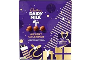 Cadbury UK Dairy Milk, Caramel & Wholenut Advent Calendar 258g