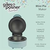 Giles & Posner Mini Pie Maker Deep Fill 550W Non-Stick Plates Blue view 2