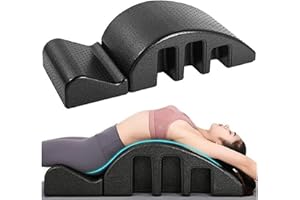 HM&DX Pilates Spine Corrector Wedge, Detachable EPP Arc Foam Massage Table, Back Pain Relief, Balance Core Strengthening and Stretching