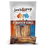 Jack&Pup Marrow Bones for Dogs | 6 Inch Dog Bones