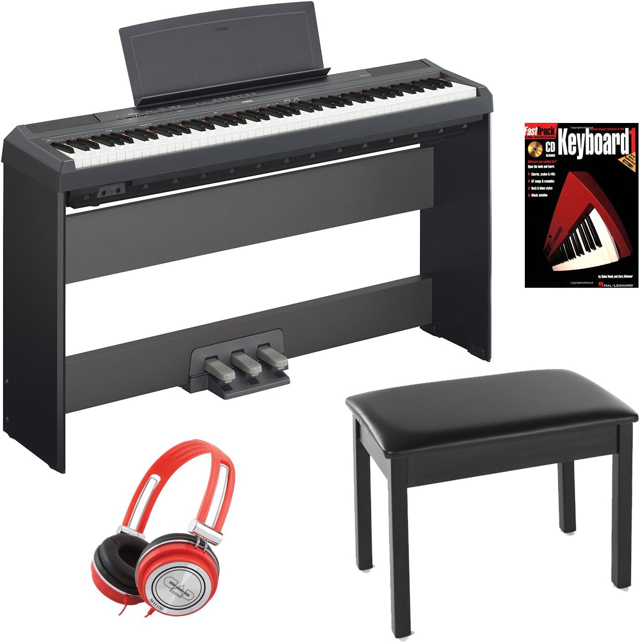 Yamaha P115B Digital Piano Complete Bundle Amazon.ca Musical Instruments, Stage & Studio
