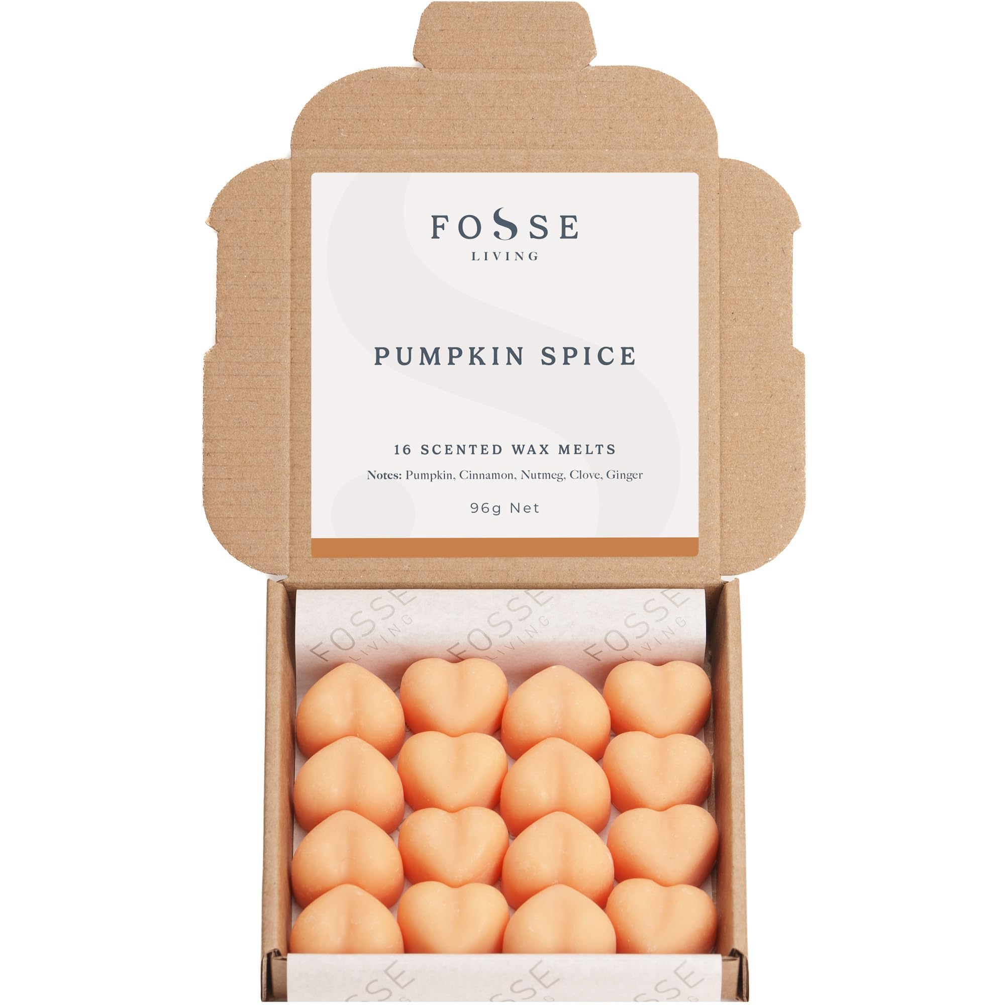 Pumpkin Spice Strong Scented Wax Melts 16 Pack - Autumn Themed Gift Idea – Handmade in The UK — image 1
