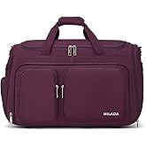 MILADA Carry On Luggage Bags for Travel Lightweight Personal Item Travel Bag Foldable Large Duffle Bag for Travel Tote Overnight Bags for Women Mens Weekender Bags, Purple