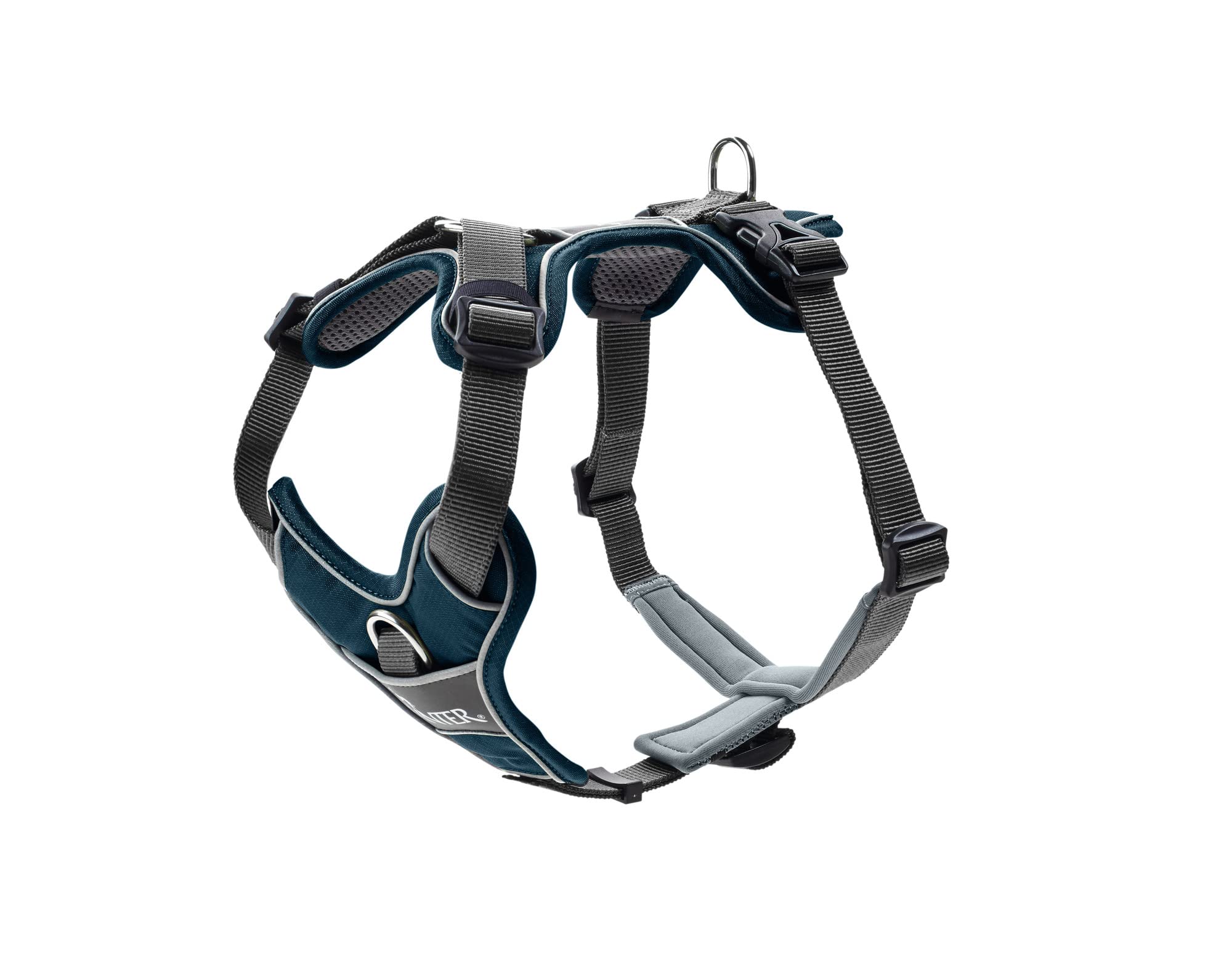 HUNTER Divo Dog Harness, S, 45-56 cm, Dark Blue/Grey — image 1