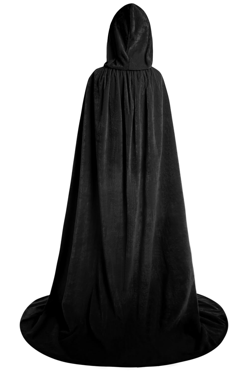 Bess Bridal Unisex Velvet Full Length Hooded Cape Halloween Costume Cosplay Cloak