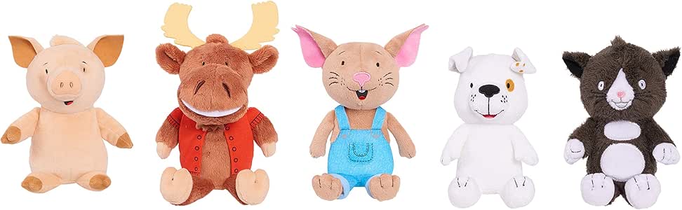Amazon.com: If You Give a Mouse a Cookie Bean Plush Collector's Set, 5