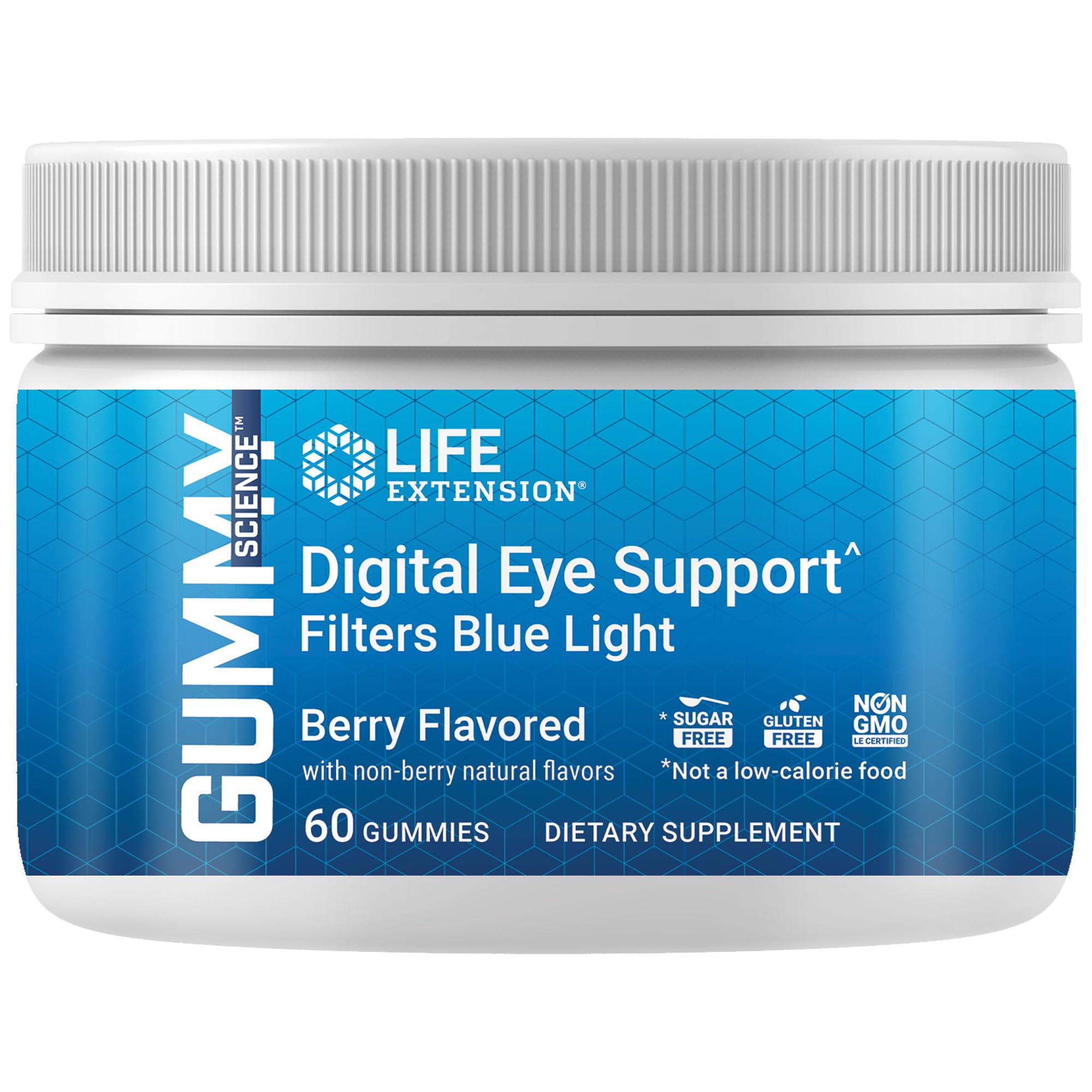 Life Extension Digital Eye Support Gummies, Berry - 60 Gummies