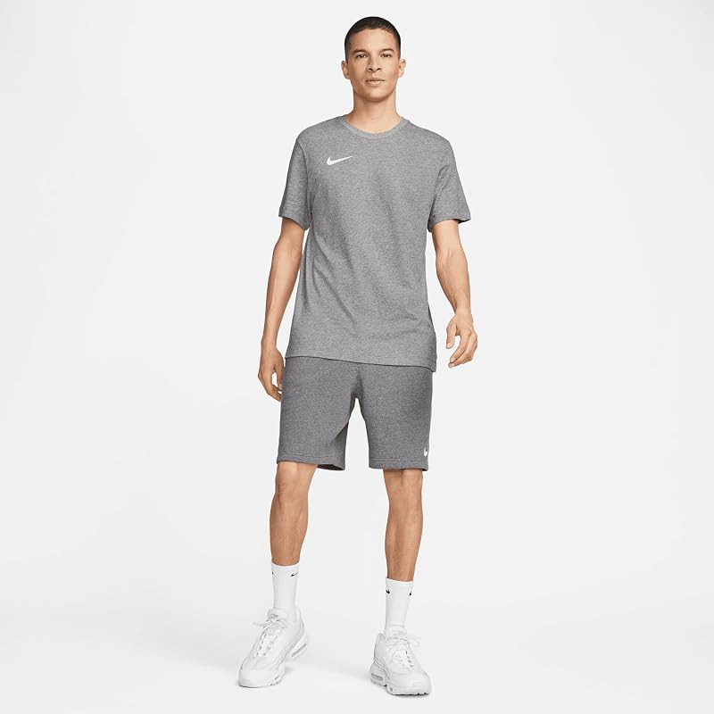 Herren M Nk Df Park20 Tee T-Shirt, Charcoal Heathr/White, XXL EU