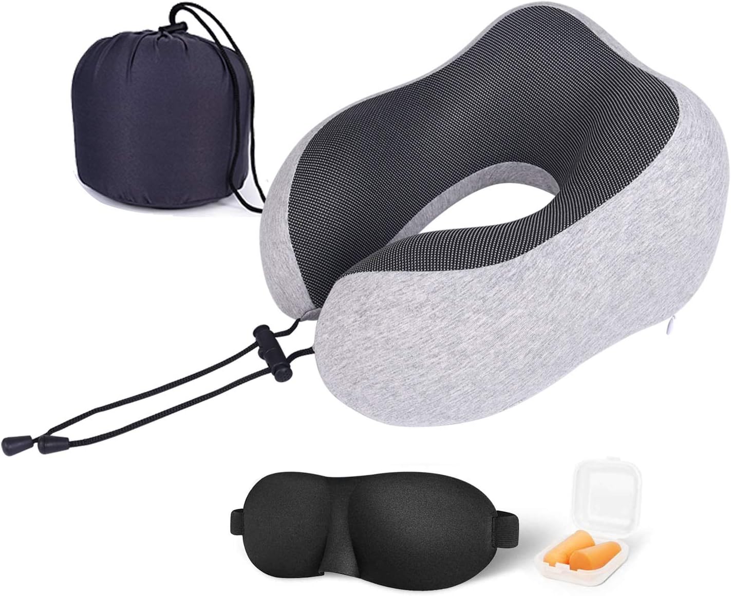 N/C Travel Pillow UShaped Neck Pillows,100 Pure Memory