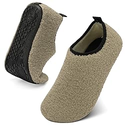 QFH Womens & Mens Cozy House Slippers - Portable