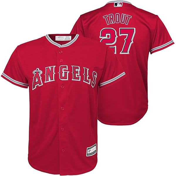MLB　Angels　トラウト　ユニフォーム Amazon.com : Mike Trout Los Angeles Angels MLB Kids Youth 8