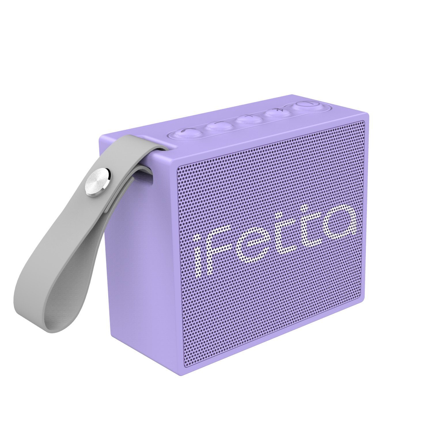 Ifecco Portable Wireless Speaker, Bluetooth 4.1 Waterproof Speaker with Built-In Mic Perfect Speaker for Outdoor, Beach, Shower & Home (taro purple)