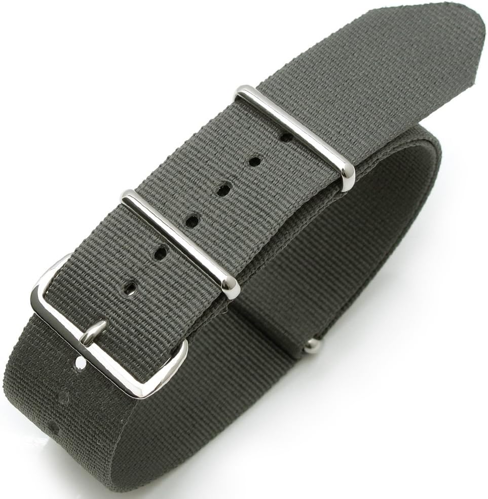 NATO Classic Divers Strap 22mm Buckle and Keepers- Light Khaki