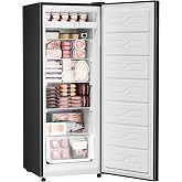 ICEVIVAL 7 Cu Ft Upright Freezer, Convertible Freezer Refrigerator | Convertible Freezer and Refrigerator Modes with Reversible Door, Ideal for Garage, Apartment and Kitchen Storage