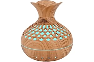 7 Color Light Essential Oil Diffuser Aroma Humidifier with 7 LED Colors, USB Powered Air Freshener for Home Office Bedroom Yo