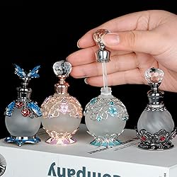 SEVENBEES 15ml Vintage Glass Perfume Bottle with
