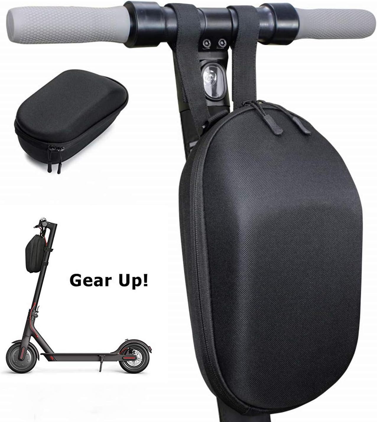 URBANMAX Scooter Storage Bag, Durable Multi-Purpose Bike Handlebar Bag Front Hanging Bag Scooter Accessories for Adults Bike Saddle Bag Scooter Head Handle Bag