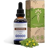 Secrets of the Tribe Chaparral Alcohol-Free Liquid Extract, Chaparral (Larrea tridentata) Dried Leaf and Flower Tincture Supplement (2 FL OZ)