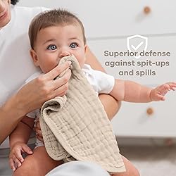 Comfy Cubs Muslin Burp Cloths 20" x 10", Pack of 6