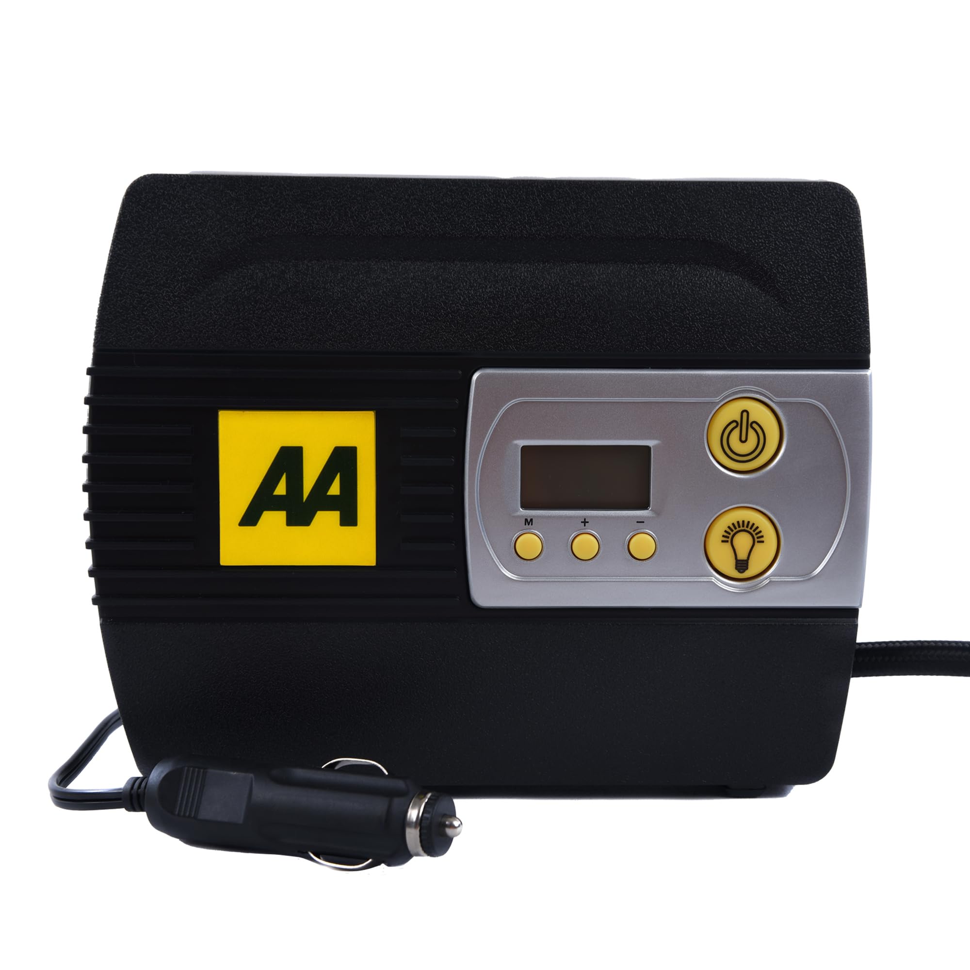 AA5502 12V Digital Tyre Inflator – Portable Car Air Compressor Pump With Digital Gauge That Measures PSI, BAR, KPA. Fast Tyre Inflation for Cars, Bikes, Motorcycles, Balls & Inflatables