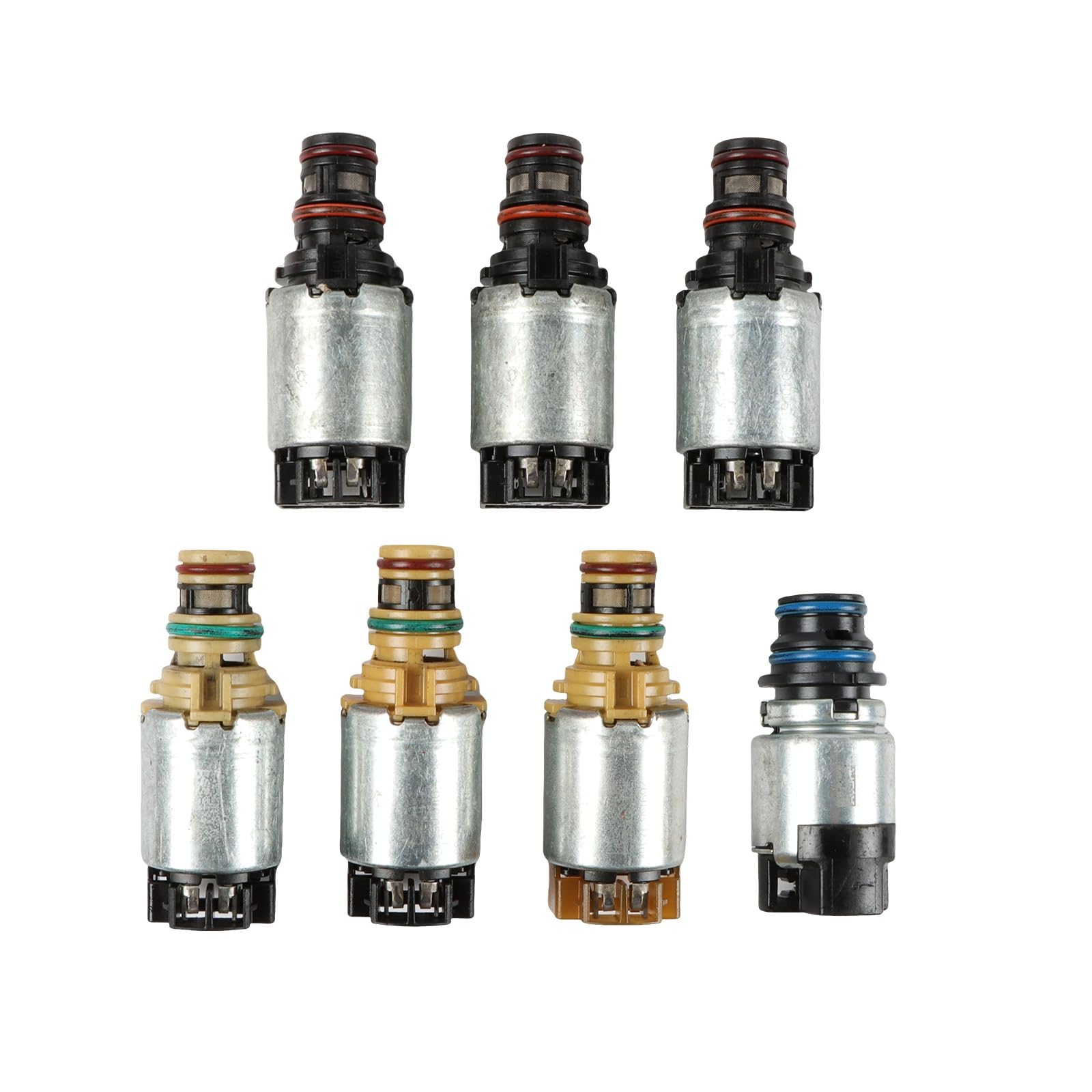 Photo 1 of Kessocco 7PCS 6T45E 6T40 Transmission Solenoid Kit Transmission Shift Solenoid Kit Replacement for Chevy Cruze LaCrosse Malibu 2008-2011 6 Speed Automotive Transmission
