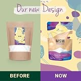 Vegavero Pure MSM Powder 1 kg Organic Sulphur Vegan Lab Tested view 2