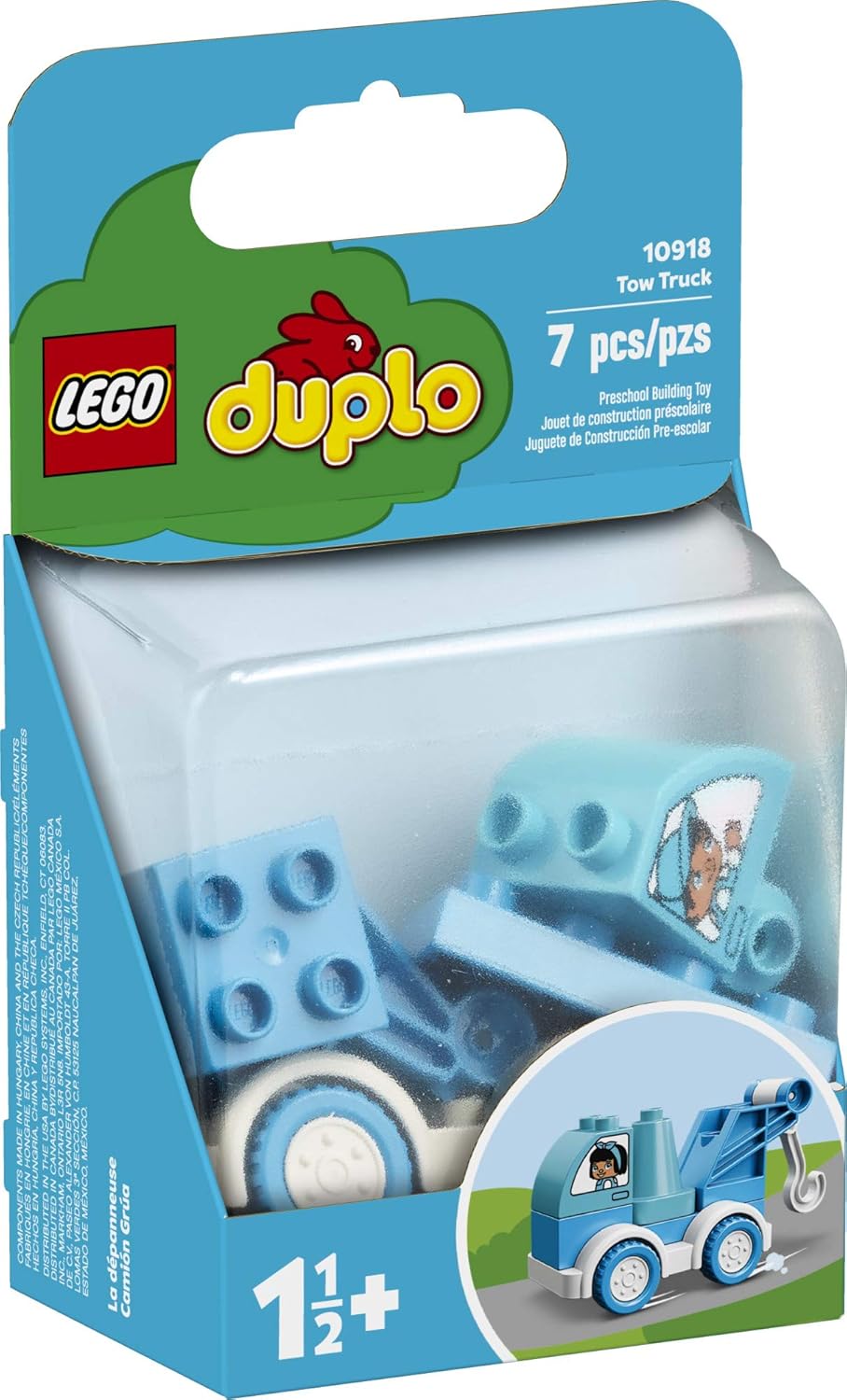 my first tow truck duplo