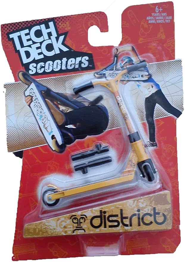 Tech Deck Scooters, Orange District Pro Scooters Amazon.co.uk Toys