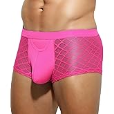 Arjen Kroos Men Sexy Lace Trunks Underwear Low Rise Open Design Novelty Funny Boxer Briefs