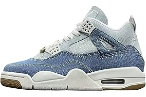 Sail/Gum Light Brown/Worn Blue Jordan 4 Retro Sneaker