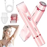 XDesign Bikini Trimmer for Women, 2 in 1 Electric Razors for Women, Dermave Bikini Shaver, IPX7 Waterproof & Easy Cleaning, Ceramic Blade, 120 Min Cordless Runtime, Ultra Low Silent