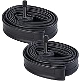 2-Pcs 27" Bike Tubes 27x1 1/4-1 3/8 AV32MM Schrader Valve (30/37-630) 27" Bicycle Tubes Compatible with 27x1 &frac14; 27 x 1.25 27 x 1-1/4 27x1-1 3/8 Bike Tire Tubes