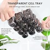 MIXC Seed Trays 10 Pack 120 Cells Seedling Germination Kit with Lids view 4