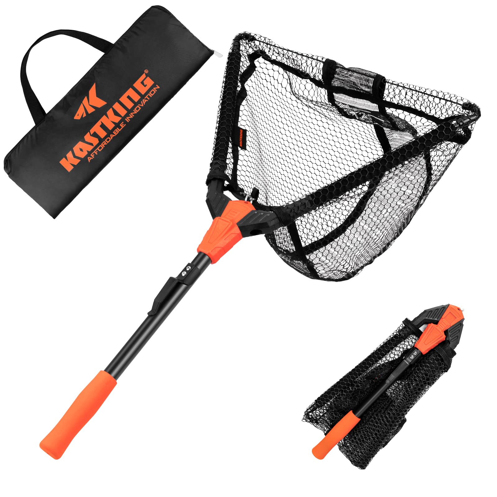 Photo 1 of KastKing Pontus Fishing Net, Foldable & Lightweight Landing Net with Built in Length Scale, Strength Aluminum Handle, Fishing Gear and Gift for Men