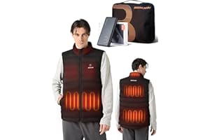 Bodychum Heated Vest For Men With Battery Pack Included Lightweight Rechargeable Electric Heating Vest
