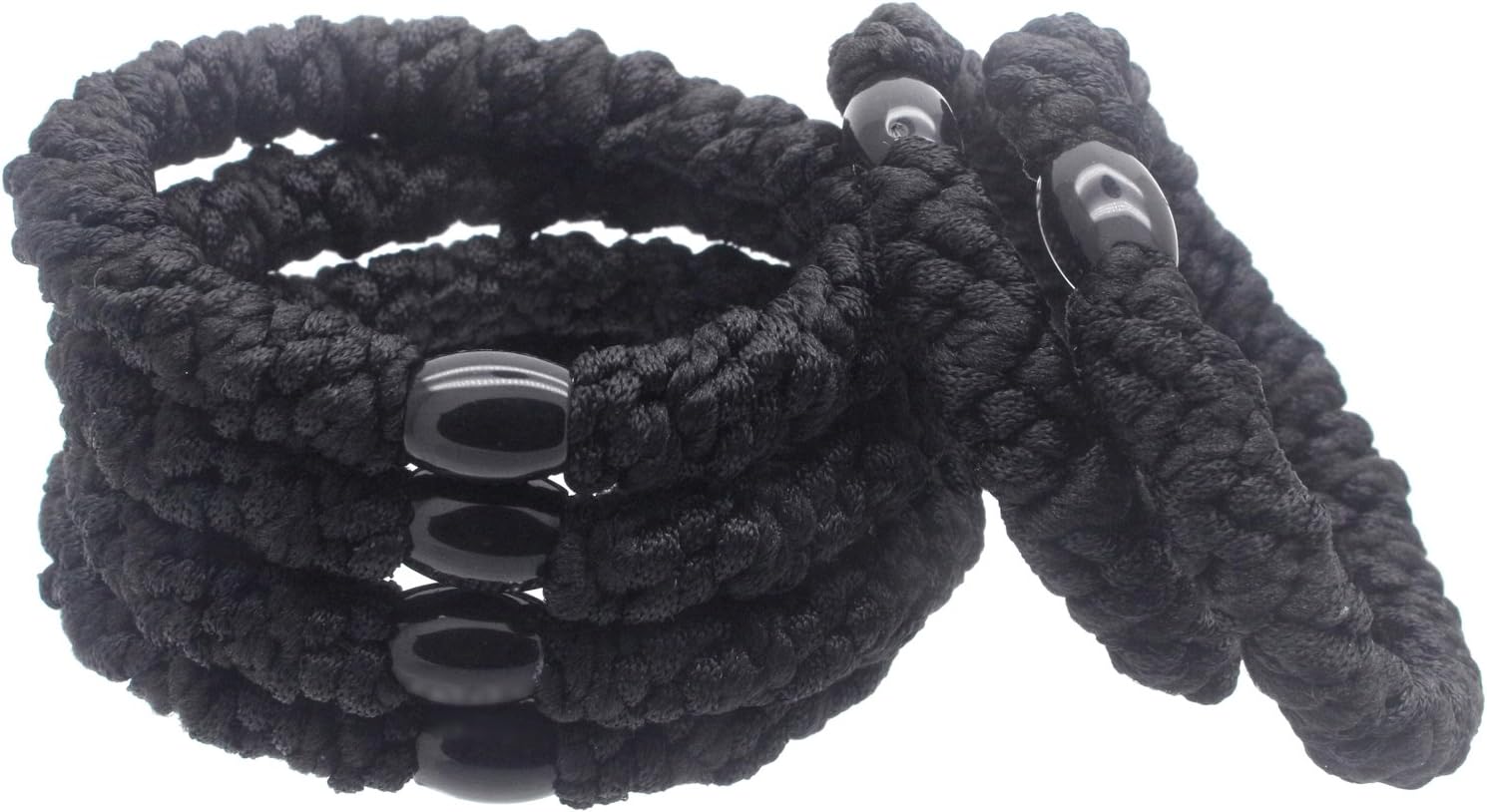 HOLLIHI 20 Pieces Large Hair Ties Pony Ponytail Holders for Thick Hair - Image 4