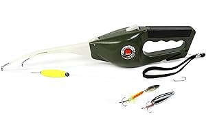 Ronco Pocket Fisherman All-in-One Portable Rod and Reel Combo Spin Casting Outfit, Foldable and Compact, Mini Tackle Box in Handle, Great for Kids and Adults