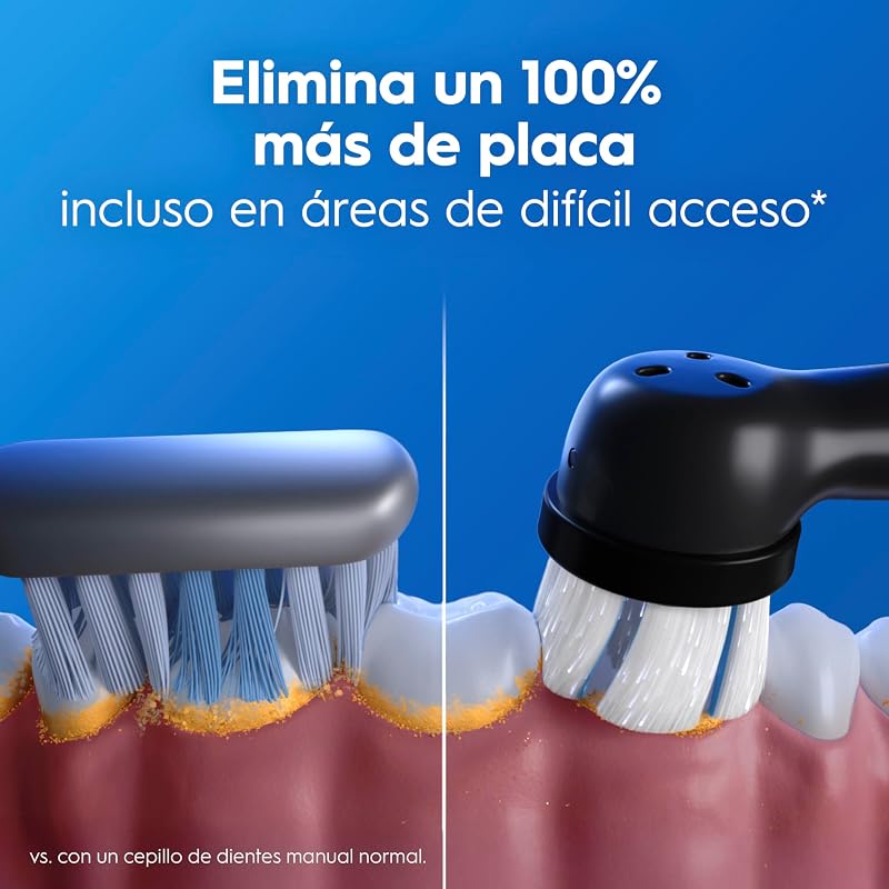 iO 2 Cepillo de Dientes Eléctrico con 1 Cabezal, Negro Noche