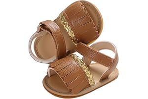 EAU LAYAMEN Baby Girl Sandals Summer Crib Shoes Bowknot Soft Sole Infant Girls Princess Dress Flats First Walker Shoes
