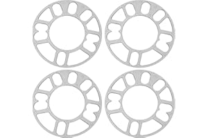 Vkinman 1/8inch/ 3mm Universal Aluminum Wheel Spacers Fit 4 or 5 lug 4x98, 4x100, 4x108, 4x114.3, 5x100, 5x105, 5x108, 5x110,