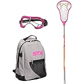STX Exult Rise Girl's Lacrosse Starter Set with Stick, Goggles &amp; Backpack