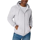 Hanes Men's Zip-up Hoodie, Ecosmart Fleece Full-zip Hoodie for Men, Hooded Sweatshirt