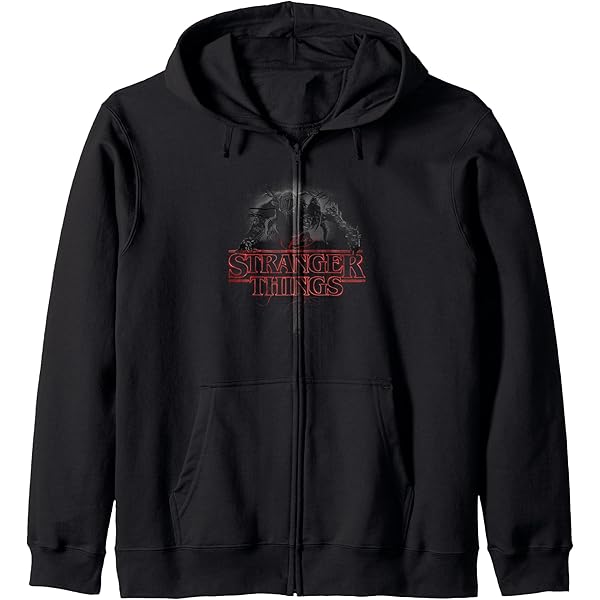 Amazon.com: Stranger Things Bright Red Shiny Dots Classic Logo Zip Amazon.com: Stranger Things Bright Red Shiny Dots Classic Logo Zip