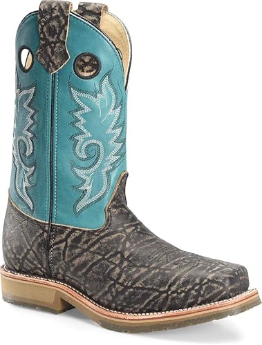 double h lace up boots