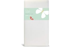 Lullaby Earth Breathe Safe 2-Stage Breathable Crib Mattress - Chemical Free, Dual Firmness Natural Mattress with Removable Washable Protector - Packaging May Vary