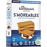 Kinnikinnick Gluten Free S'moreables Graham Crackers and 4 Toaster Forks | Use for Classic S'Mores or Crush into Crumbs for P