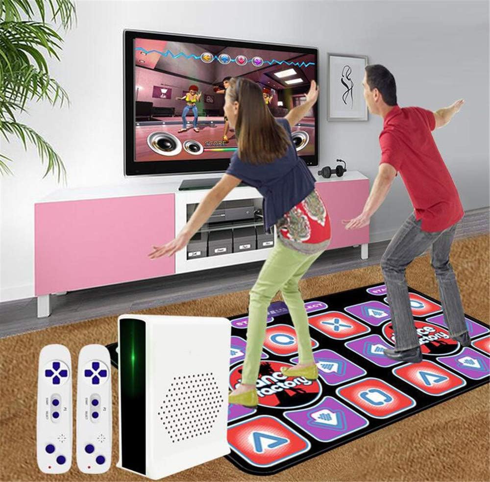 GCFBCL Double Dance Mat Wireless Play Mat Cordless 15MM UltraThick